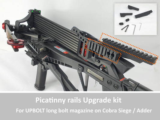 Picatinny upgrade kit for UPBOLT long bolt magazine